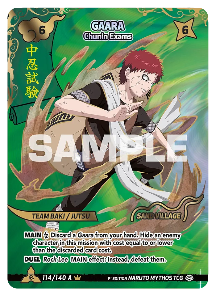 Gaara — Egzamin na Chunina